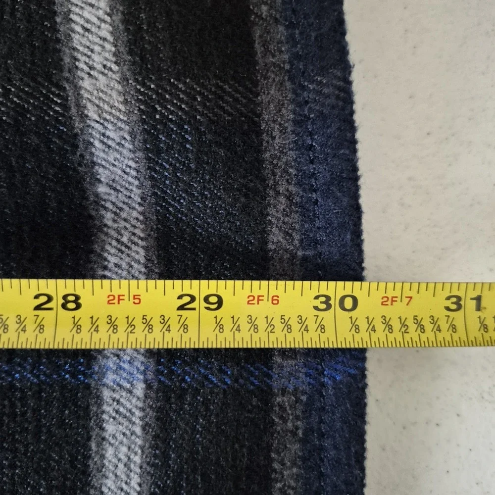 Eddie‎ Bauer Shirt Mens XL Blue Plaid Mountain OPS Classic Fit Long Sleeve